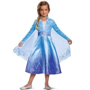 Frozen 2 Princess Elsa Deluxe Child Dress Costume